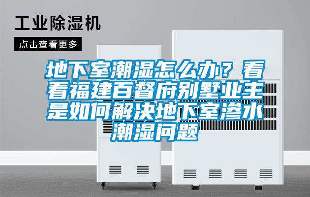 地下室潮湿怎么办？看看福建百督府别墅业主是如何解决地下室渗水潮湿问题