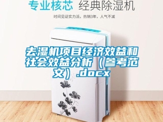 行业下载香蕉直播视频观看去湿机项目经济效益和社会效益分析（参考范文）.docx